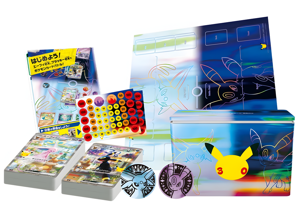 Pokémon Card Game 30th Premium Deck Set Espeon & Umbreon Giapponese